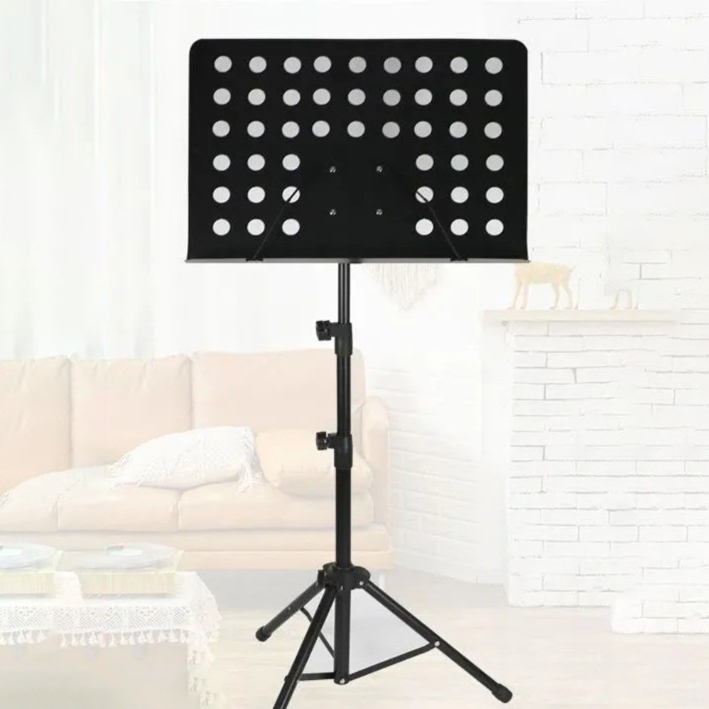 Music Stand Folding - Stand Musik dengan Ketinggian yang Dapat