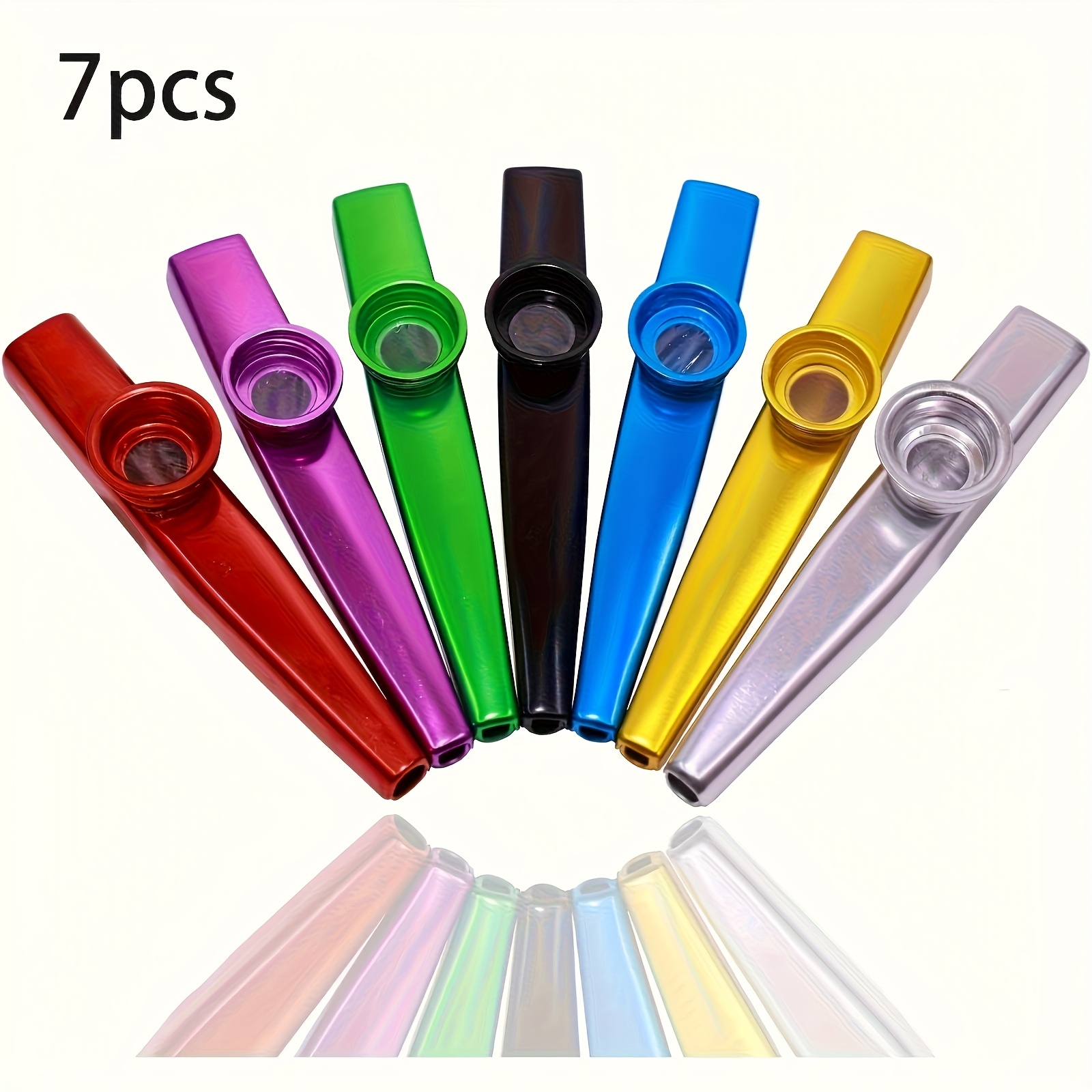 Ukulele Beginner Kit - 7 Buah Kazoo Logam Desain Sederhana