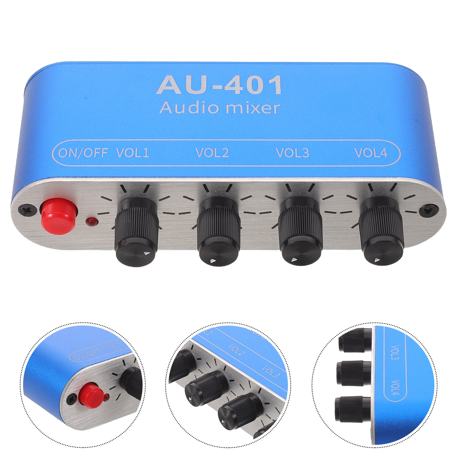 Audio Music In - Mixer Audio 4 Saluran Kompak Stereo