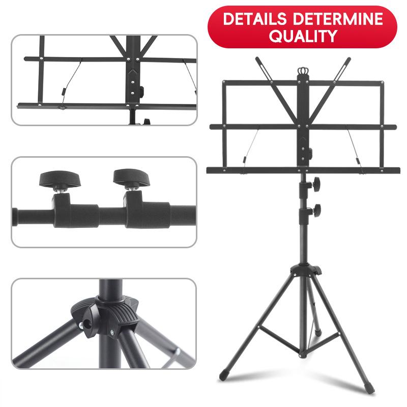 Music Stand Folding - Stand Musik Baru 2 in 1