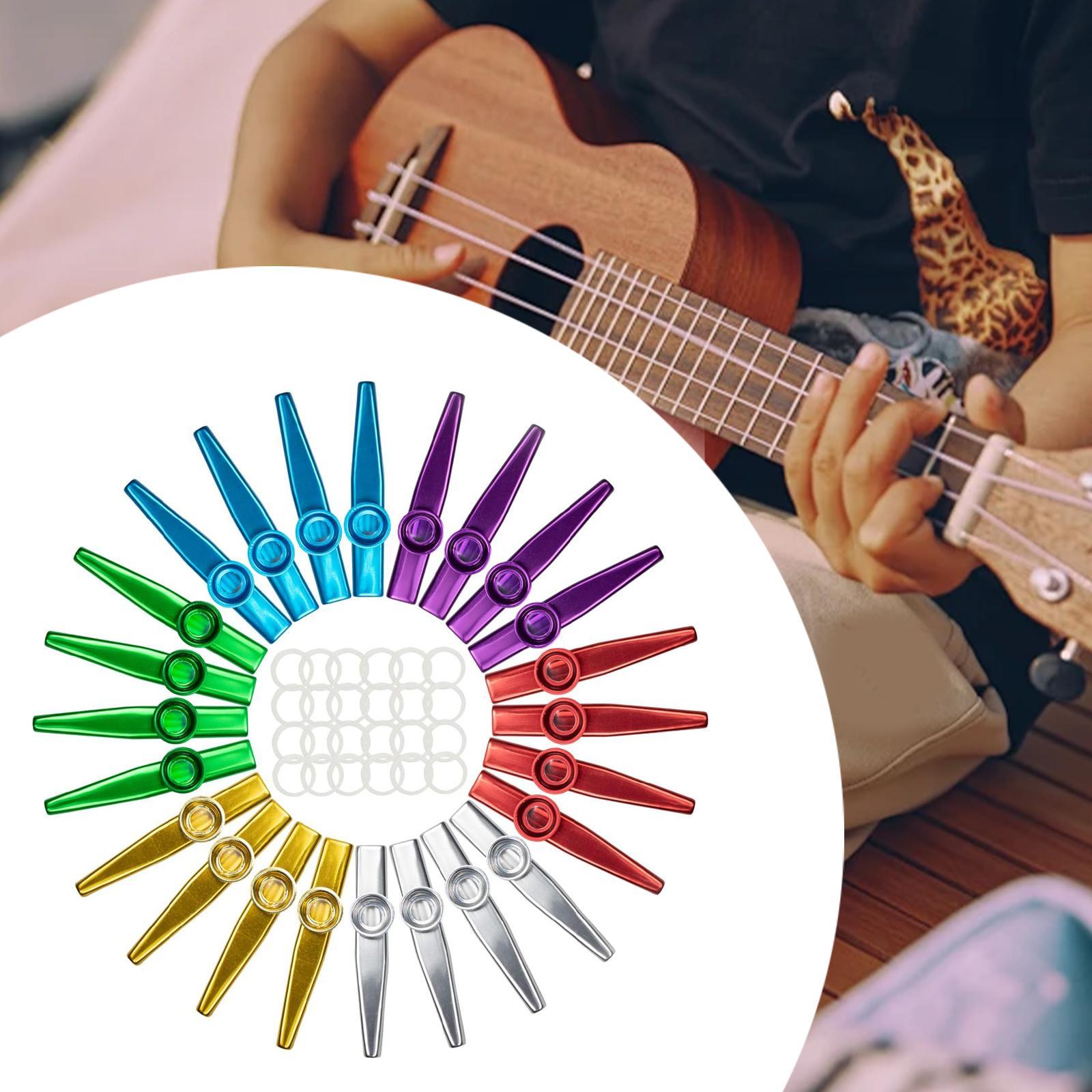 24 Buah Kazoo Logam untuk Seru - Ukulele Beginner Kit ulasan dan harga