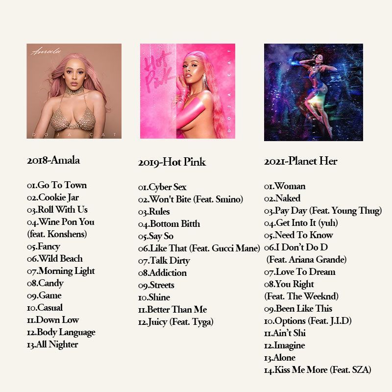 Koleksi Album Musik Doja Cat 6 - Audio Music In ulasan dan harga