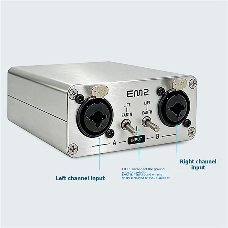 Isolator Audio CJSD-XLR, Filte - Audio Music Isolator ulasan dan harga