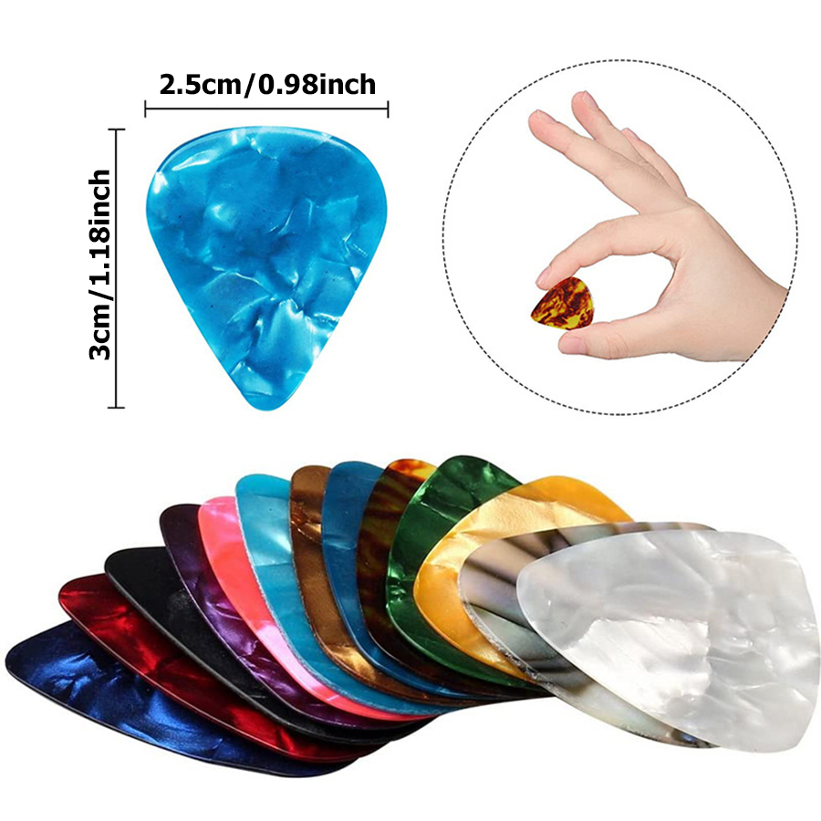 30pcs Pick Gitar SLL Warna ABS - Ukulele Beginner Kit ulasan dan harga