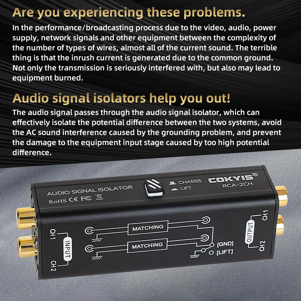 Aksesori Isolator Ground Loop  - Audio Music Isolator ulasan dan harga