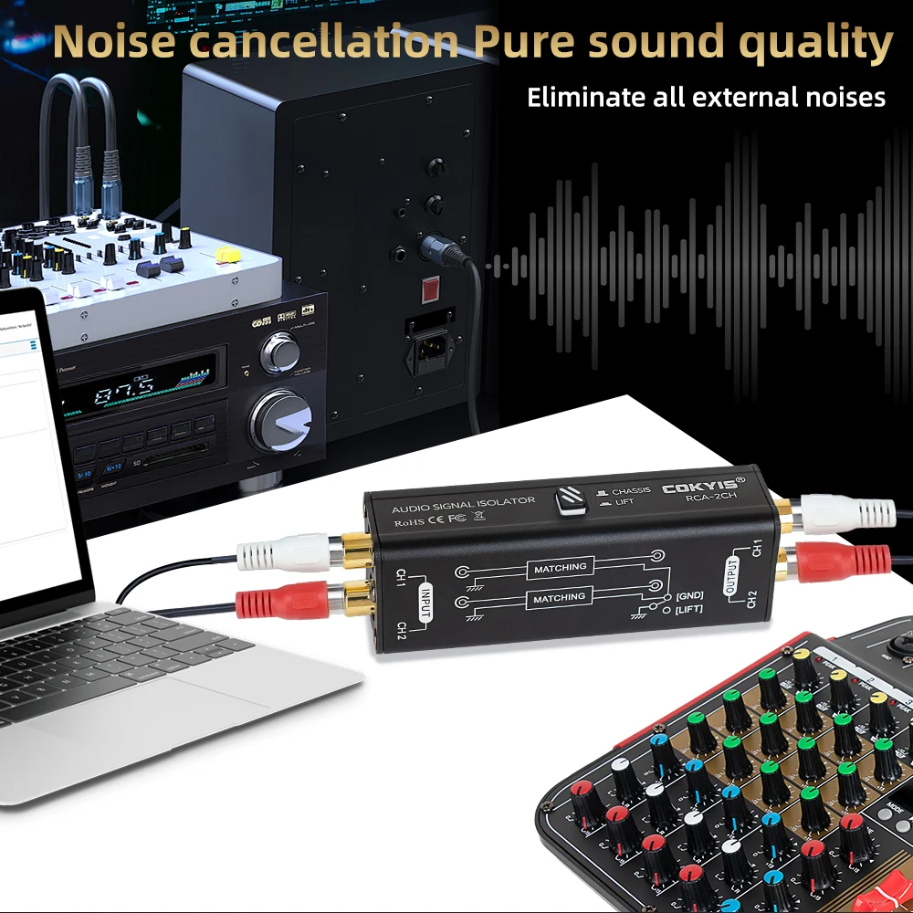 Aksesori Isolator Ground Loop  - Audio Music Isolator ulasan dan harga