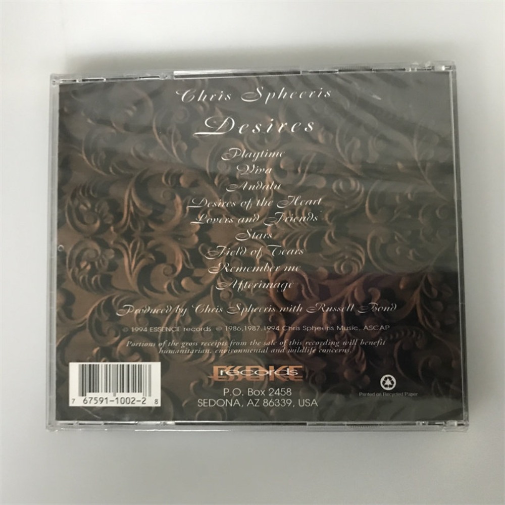 CD 'Desires' Chris Spheeris, A - Audio Music In ulasan dan harga