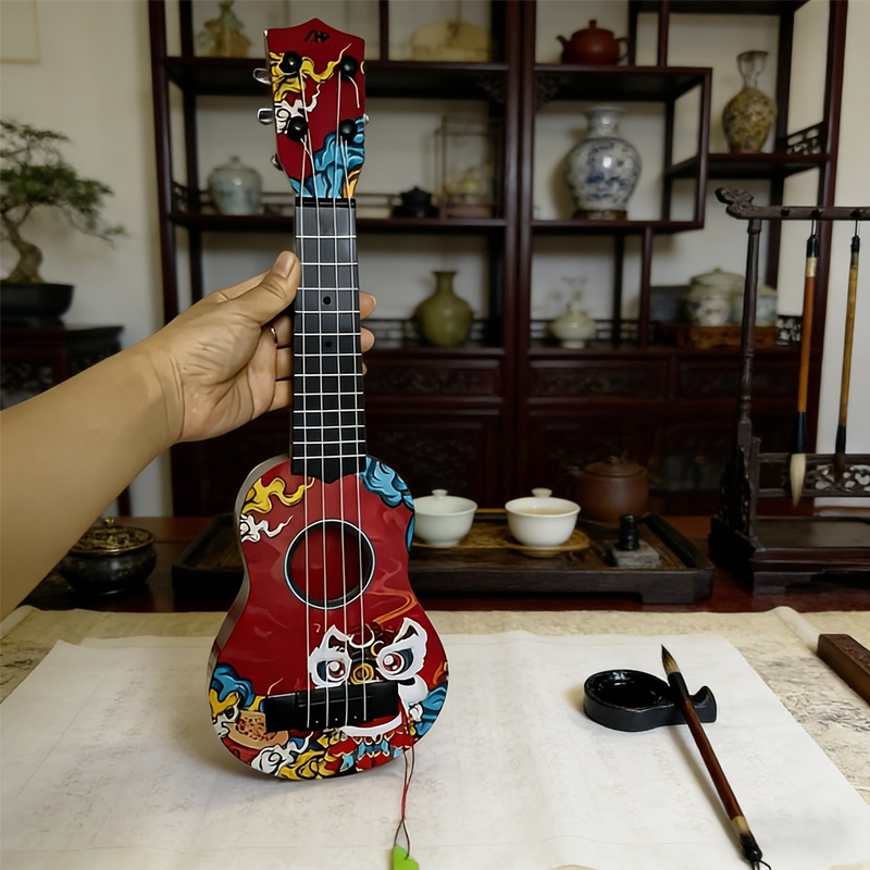 Ukulele Mini 17,5 Inci, Kit Gi - Ukulele Beginner Kit ulasan dan harga