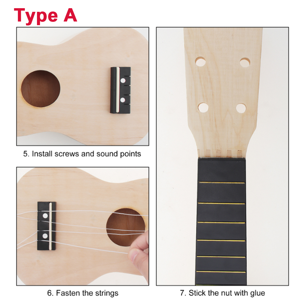 DIY Ukulele 21 Inch Kit Rusa S - Ukulele Beginner Kit ulasan dan harga
