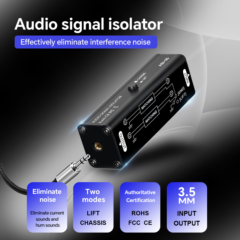 Isolator Ground Loop AUX 3.5mm - Audio Music Isolator ulasan dan harga